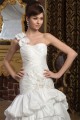 Satin Taffeta Sleeveless A-Line One-Shoulder Sweet Wedding Dresses 2030888 Satin Taffeta Sleeveless A-Line One-Shoulder Sweet Wedding Dresses 2030888