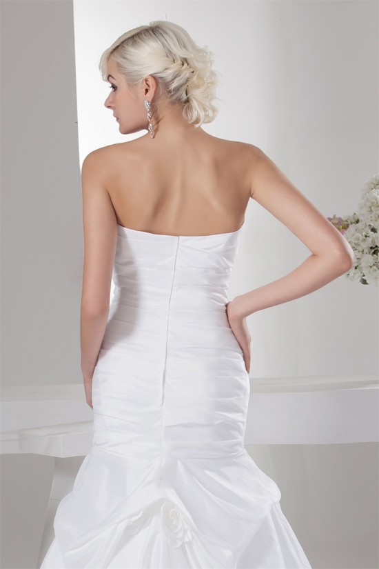 Satin Taffeta Sleeveless A-Line Soft Wedding Dresses 2030889 Satin Taffeta Sleeveless A-Line Soft Wedding Dresses 2030889