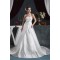 Satin Taffeta Sleeveless Strapless A-Line New Arrival Wedding Dresses 2030891