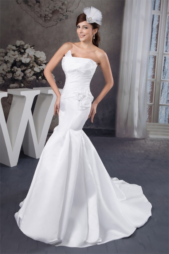 Mermaid/Trumpet Strapless Court Train Wedding Dresses 2030892 Mermaid/Trumpet Strapless Court Train Wedding Dresses 2030892
