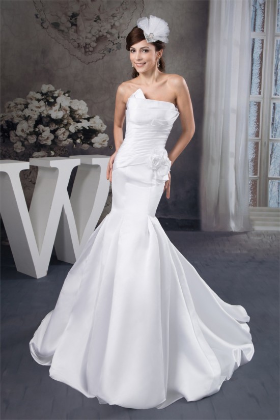 Mermaid/Trumpet Strapless Court Train Wedding Dresses 2030892 Mermaid/Trumpet Strapless Court Train Wedding Dresses 2030892