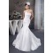 Mermaid/Trumpet Strapless Court Train Wedding Dresses 2030892