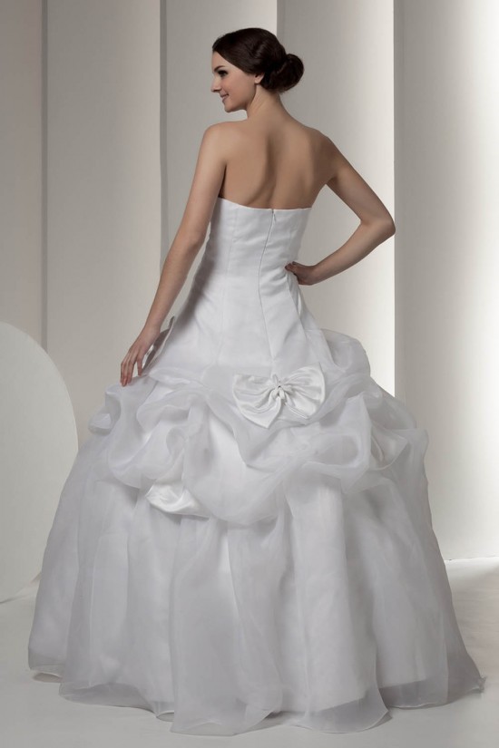 Satin Taffeta Strapless Sleeveless Ball Gown Sweet Wedding Dresses 2030896 Satin Taffeta Strapless Sleeveless Ball Gown Sweet Wedding Dresses 2030896