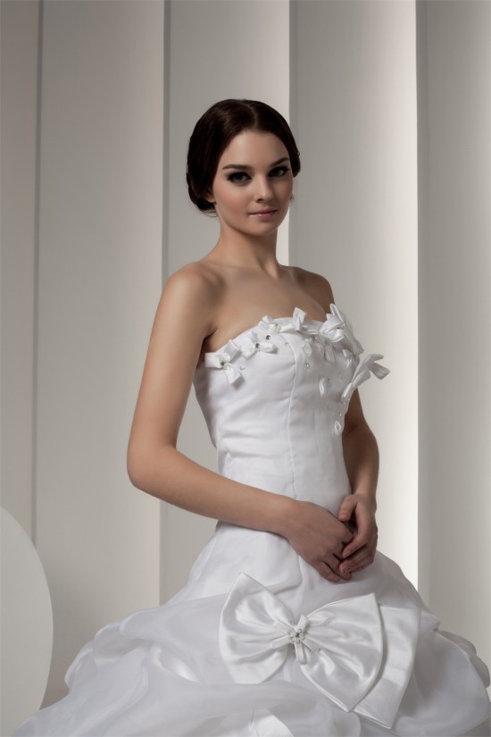Satin Taffeta Strapless Sleeveless Ball Gown Sweet Wedding Dresses 2030896 Satin Taffeta Strapless Sleeveless Ball Gown Sweet Wedding Dresses 2030896