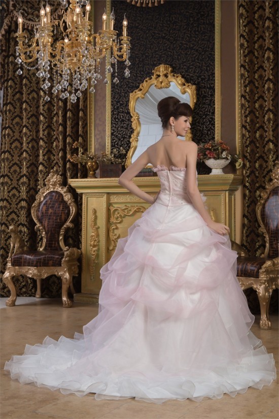 Satin Tulle A-Line Strapless Sleeveless New Arrival Wedding Dresses 2030897 Satin Tulle A-Line Strapless Sleeveless New Arrival Wedding Dresses 2030897