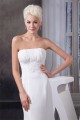 Sheath/Column Sleeveless Strapless Chiffon Wedding Dresses with A Short Sleeve Jacket 2030901 Sheath/Column Sleeveless Strapless Chiffon Wedding Dresses with A Short Sleeve Jacket 2030901