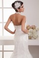 Sheer Mermaid/Trumpet Satin Lace Sleeveless New Arrival Wedding Dresses 2030902