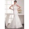 Sheer Mermaid/Trumpet Satin Lace Sleeveless New Arrival Wedding Dresses 2030902
