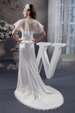 Silk like Satin Soft Sweetheart Mermaid/Trumpet Sweet Lace Wedding Dresses 2030904