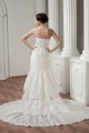 A-Line Satin Taffeta Lace Spaghetti Straps Sweet Wedding Dresses 2030908 A-Line Satin Taffeta Lace Spaghetti Straps Sweet Wedding Dresses 2030908