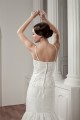 A-Line Satin Taffeta Lace Spaghetti Straps Sweet Wedding Dresses 2030908