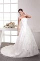 A-Line Strapless Satin Netting Wedding Dresses 2030910 A-Line Strapless Satin Netting Wedding Dresses 2030910