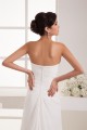 Sheath/Column Sweetheart Chiffon Sweep Train Wedding Dresses 2030913