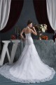 Sleeveless Halter Mermaid/Trumpet Satin Organza Lace Wedding Dresses 2030923 Sleeveless Halter Mermaid/Trumpet Satin Organza Lace Wedding Dresses 2030923
