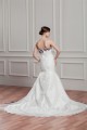 Sleeveless Mermaid/Trumpet Strapless Organza Taffeta Wedding Dresses 2030927