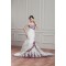 Sleeveless Mermaid/Trumpet Strapless Organza Taffeta Wedding Dresses 2030927