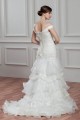 Sleeveless Off-the-Shoulder A-Line Satin Organza Wedding Dresses 2030928