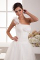 A-Line One-Shoulder Taffeta Netting Floor-Length Wedding Dresses 2030931 A-Line One-Shoulder Taffeta Netting Floor-Length Wedding Dresses 2030931