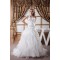 Sleeveless Satin eaded Lace BA-Line One-Shoulder Wedding Dresses 2030933