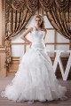 Sleeveless Satin eaded Lace BA-Line One-Shoulder Wedding Dresses 2030933 Sleeveless Satin eaded Lace BA-Line One-Shoulder Wedding Dresses 2030933