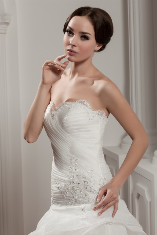 Sleeveless Satin A-Line Sweetheart Beautiful Wedding Dresses 2030936 Sleeveless Satin A-Line Sweetheart Beautiful Wedding Dresses 2030936