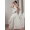 Sleeveless Satin A-Line Sweetheart Beautiful Wedding Dresses 2030936