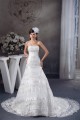 Sleeveless Satin Lace A-Line Strapless Beautiful Wedding Dresses 2030937 Sleeveless Satin Lace A-Line Strapless Beautiful Wedding Dresses 2030937