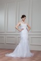 Sleeveless Satin Organza Mermaid/Trumpet Beaded Wedding Dresses 2030942 Sleeveless Satin Organza Mermaid/Trumpet Beaded Wedding Dresses 2030942