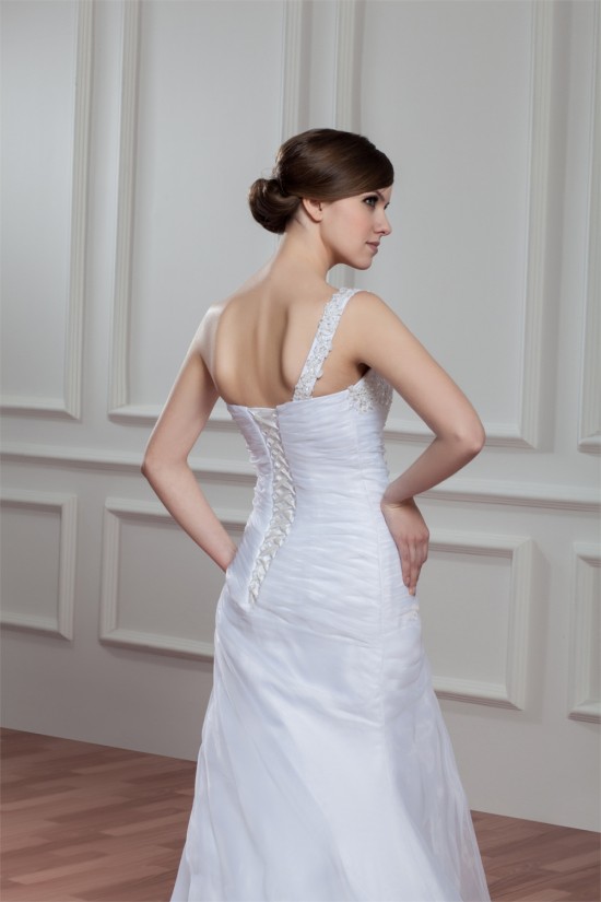 Sleeveless Satin Organza Mermaid/Trumpet Beaded Wedding Dresses 2030942 Sleeveless Satin Organza Mermaid/Trumpet Beaded Wedding Dresses 2030942