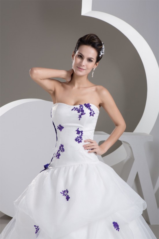 Ball Gown Sleeveless Strapless Floor-Length Wedding Dresses 2030944 Ball Gown Sleeveless Strapless Floor-Length Wedding Dresses 2030944