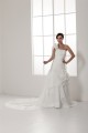 Sleeveless Satin Taffeta A-Line One-Shoulder Wedding Dresses 2030945 Sleeveless Satin Taffeta A-Line One-Shoulder Wedding Dresses 2030945
