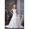 A-Line Strapless Sleeveless Lace Wedding Dresses 2030947