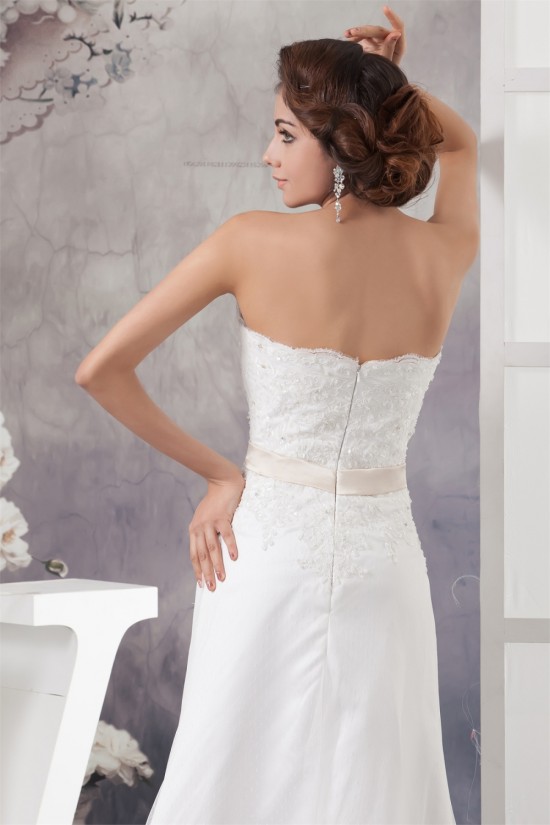 Sheath/Column Strapless Sweep Train Beaded Lace Wedding Dresses 2030950 Sheath/Column Strapless Sweep Train Beaded Lace Wedding Dresses 2030950
