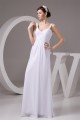 Sheath/Column Chiffon Floor-Length Wedding Dresses Maternity Wedding Dresses 2030951