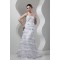 Sleeveless Soft Sweetheart A-Line Satin Organza Embellished Wedding Dresses 2030956