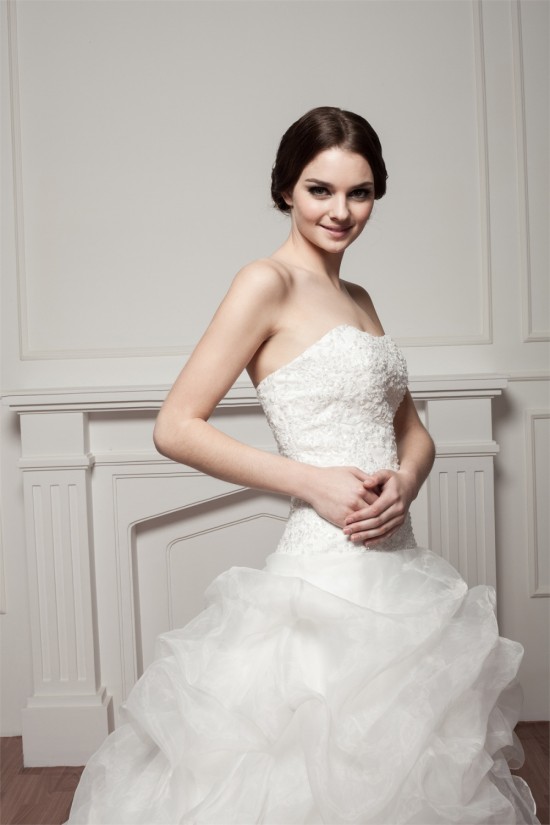 Sleeveless Soft Sweetheart A-Line Lace Wedding Dresses 2030957 Sleeveless Soft Sweetheart A-Line Lace Wedding Dresses 2030957