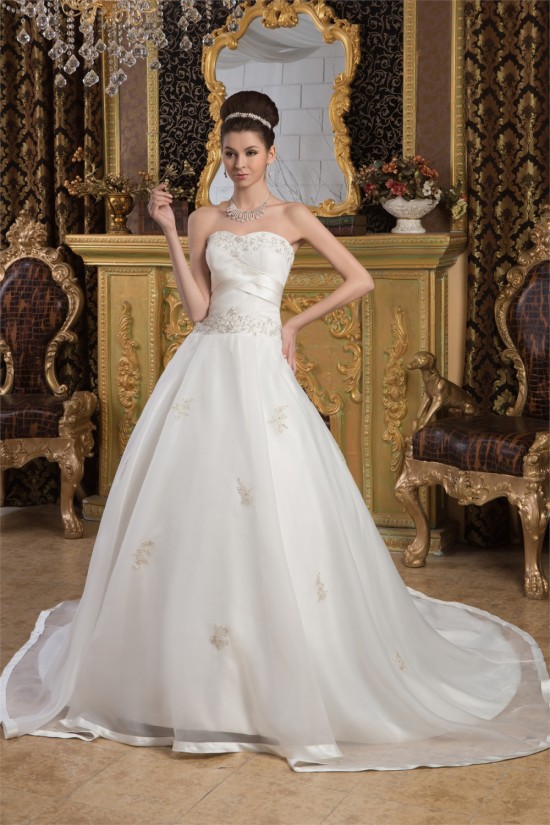 Sleeveless Soft Sweetheart Satin A-Line Beautiful Wedding Dresses 2030958 Sleeveless Soft Sweetheart Satin A-Line Beautiful Wedding Dresses 2030958