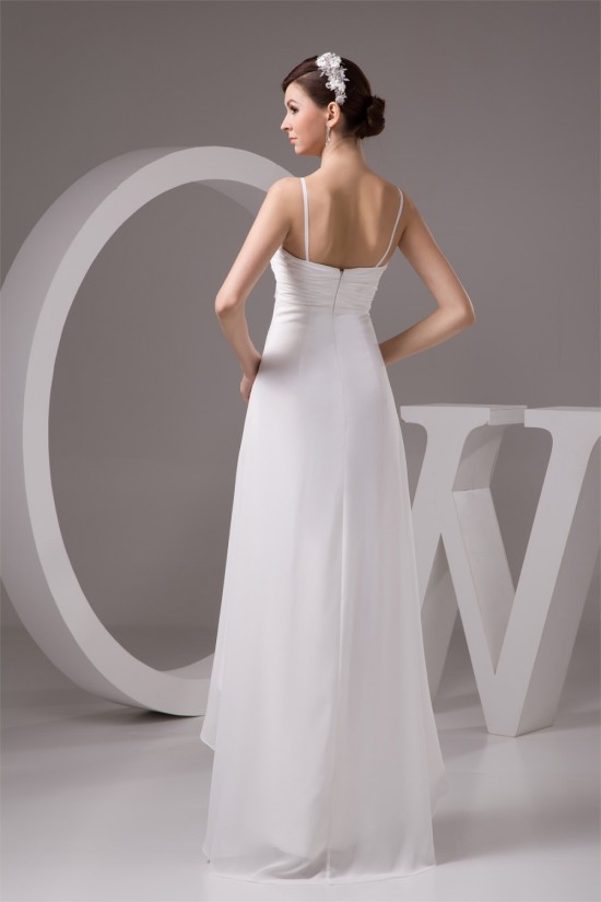 Sleeveless Spaghetti Straps Chiffon Reception Wedding Dresses 2030959 Sleeveless Spaghetti Straps Chiffon Reception Wedding Dresses 2030959