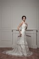 Trumpet/Mermaid V-Neck Beaded Lace Wedding Dresses 2030962 Trumpet/Mermaid V-Neck Beaded Lace Wedding Dresses 2030962