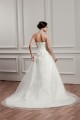 A-Line Sleeveless Strapless Satin Beaded Lace Wedding Dresses 2030963 A-Line Sleeveless Strapless Satin Beaded Lace Wedding Dresses 2030963