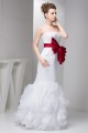 Sleeveless Strapless Satin Mermaid/Trumpet Wedding Dresses 2030964