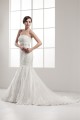 Sleeveless Strapless Satin Mermaid/Trumpet Beaded Lace Wedding Dresses 2030965