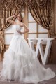 Sleeveless Strapless Satin Organza A-Line Wedding Dresses 2030966 Sleeveless Strapless Satin Organza A-Line Wedding Dresses 2030966