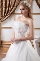 Sleeveless Strapless Satin Organza A-Line Wedding Dresses 2030966 Sleeveless Strapless Satin Organza A-Line Wedding Dresses 2030966