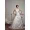 Sleeveless Strapless Satin Taffeta A-Line Beaded Wedding Dresses 2030967