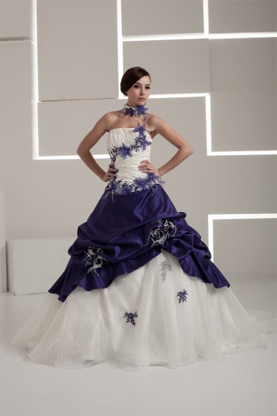 Sleeveless Strapless Satin Taffeta A-Line Wedding Dresses 2030968 Sleeveless Strapless Satin Taffeta A-Line Wedding Dresses 2030968
