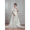 A-Line Strapless Beaded Lace Wedding Dresses with A Short Sleeve Jacket 2030976