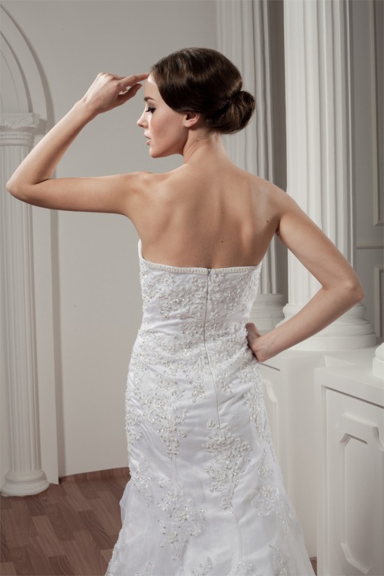 Soft Sweetheart A-Line Satin Sleeveless Lace Wedding Dresses 2030977 Soft Sweetheart A-Line Satin Sleeveless Lace Wedding Dresses 2030977