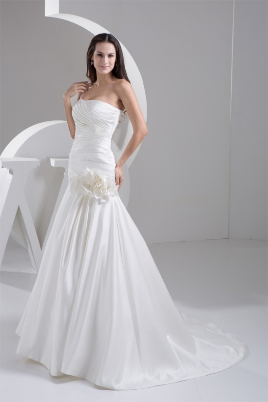 A-Line Strapless Sleeveless Satin Taffeta Beautiful Wedding Dresses 2030980 A-Line Strapless Sleeveless Satin Taffeta Beautiful Wedding Dresses 2030980