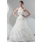 Soft Sweetheart Ball Gown Sleeveless Organza Taffeta Wedding Dresses 2030981